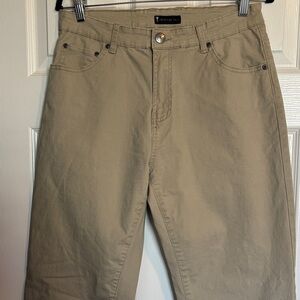 American Tall men’s tan straight leg chino pants size 32